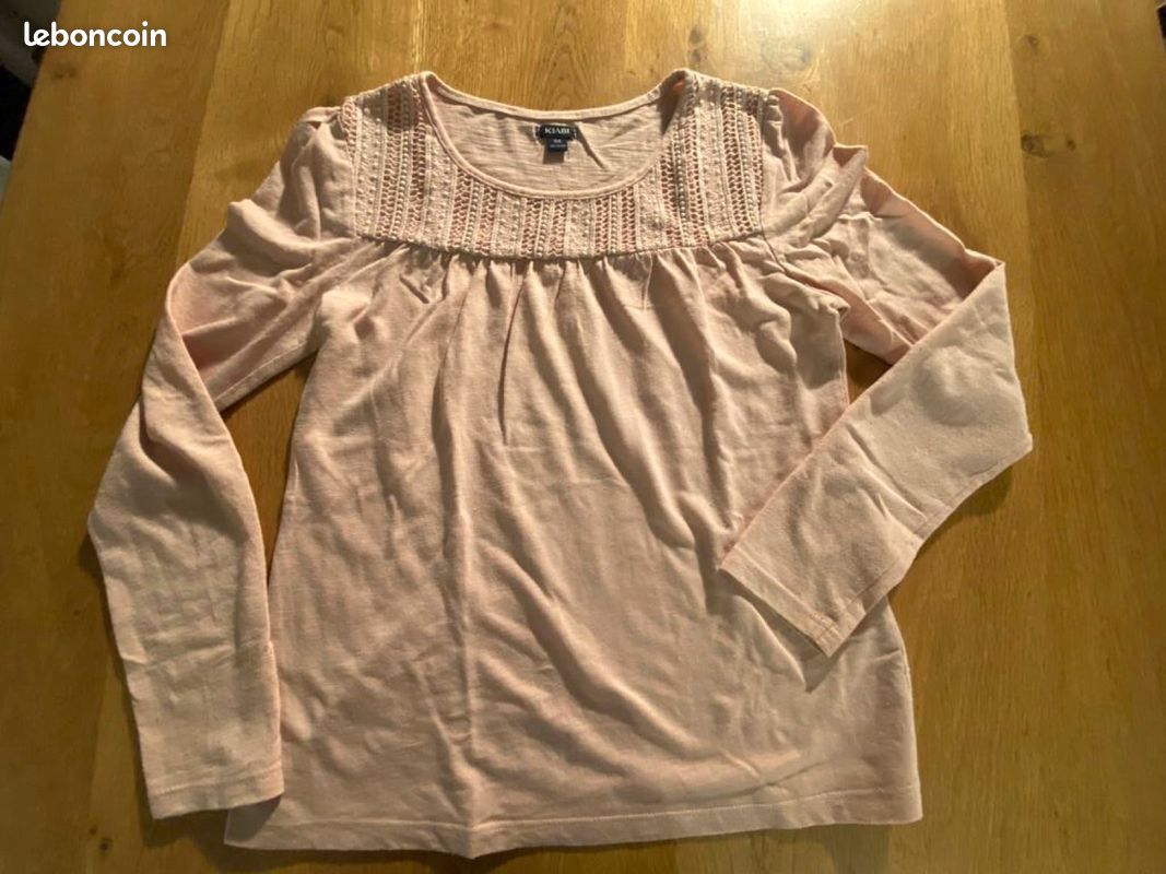 Tee-shirts Kiabi broderie (image 1)