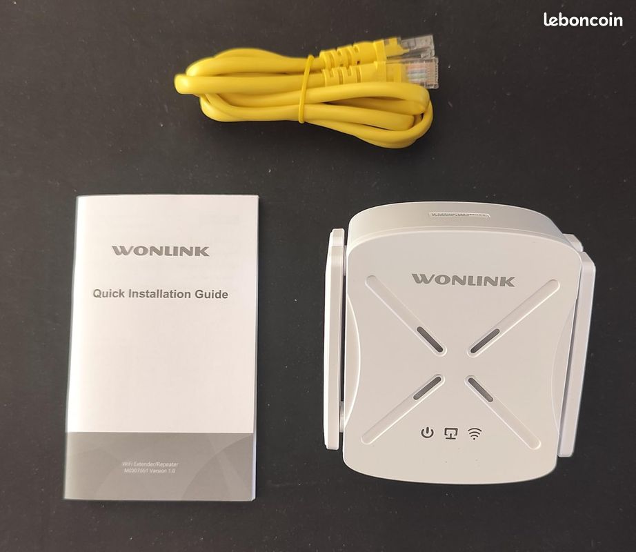 Répéteur WiFi 6 AX1800 Mbps Amplificateur WiFi Puissant avec Port Gigabit, Double Bande WiFi (image 1)
