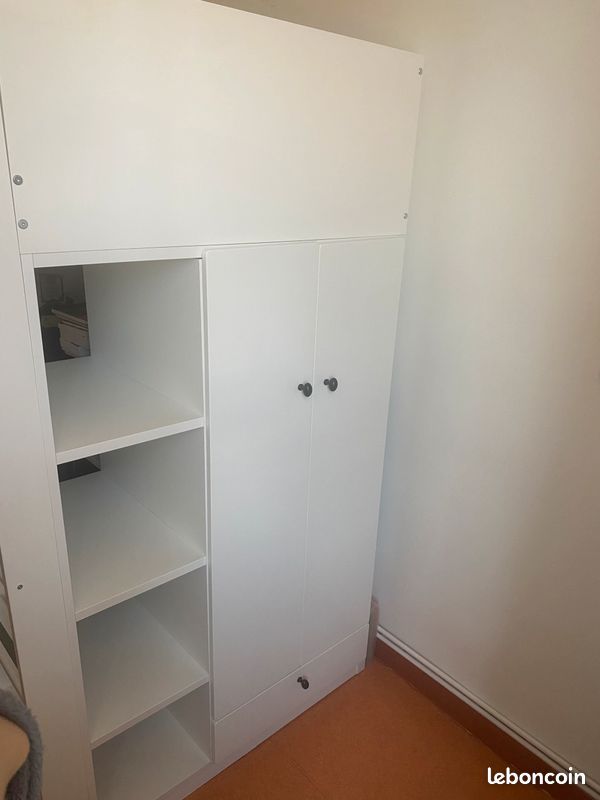 Lit mezzanine bureau IKEA (image 3)