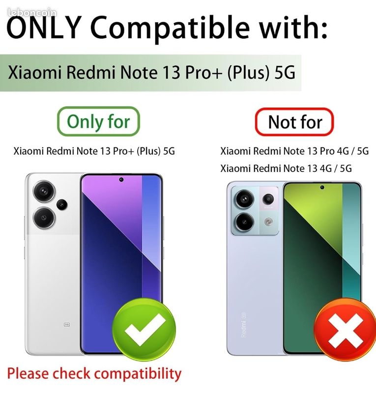 Coque pour Xiaomi Redmi Note 13 Pro Plus/Pro+ 5G 6.67", Haute qualité Protection de la Caméra Antichoc Anti-Rayures Housse Etui pour Redmi Note 13 Pro Plus 5G - Noir (image 4)