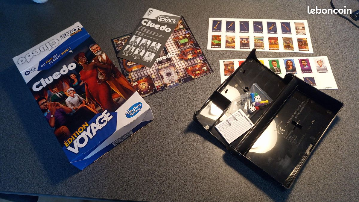 Hasbro Cluedo - Jeu de société Cluedo - Jeu de Voyage - Version française (image 4)