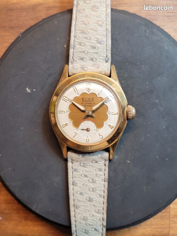 Ensemble 2 Montres Verbel Mécaniques - Plaqué Or Et Argent, Vintage, Occasion