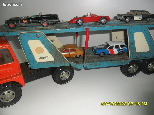 LENA Véhicule Miniature – Camion Grue Télescopique 70 Cm – Jouet Extérieur Et Bac à Sable – Dès 3 Ans – Label Spiel Gut