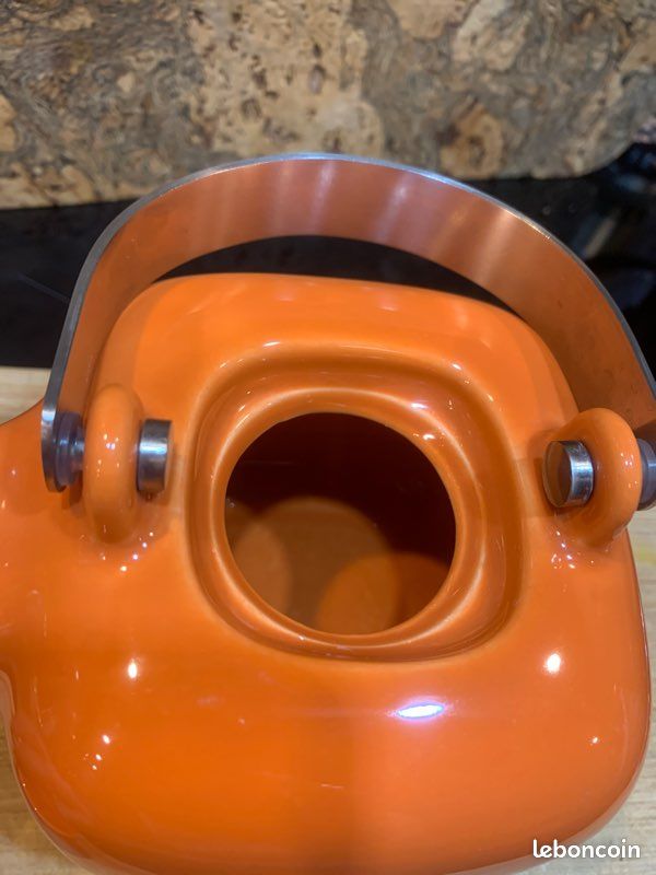 Très jolie théière en porcelaine orange (image 6)
