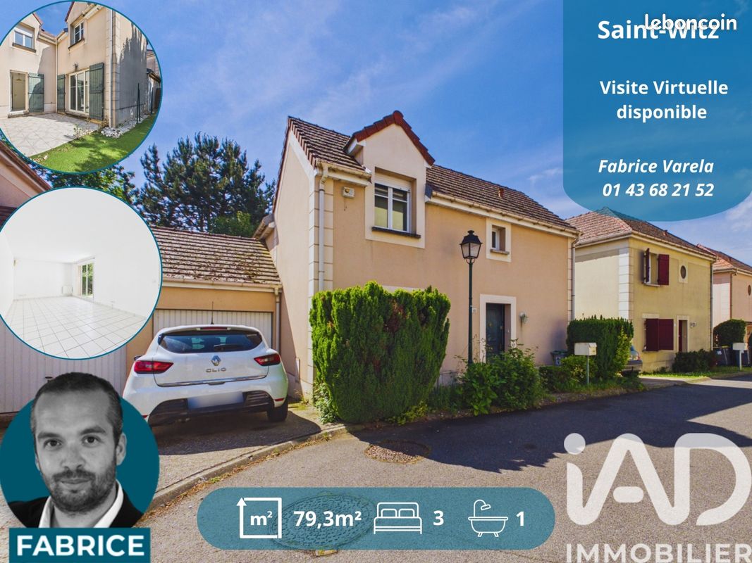 Maison 4 pièces 79 m² · à Saint-Witz · 79 m² · 289 000 €