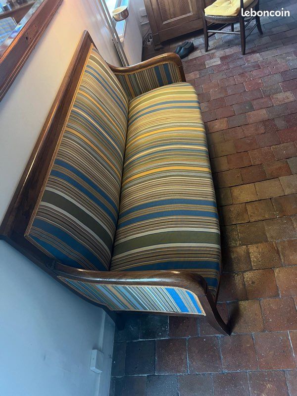 Banquette ancienne Louis Philippe (image 4)