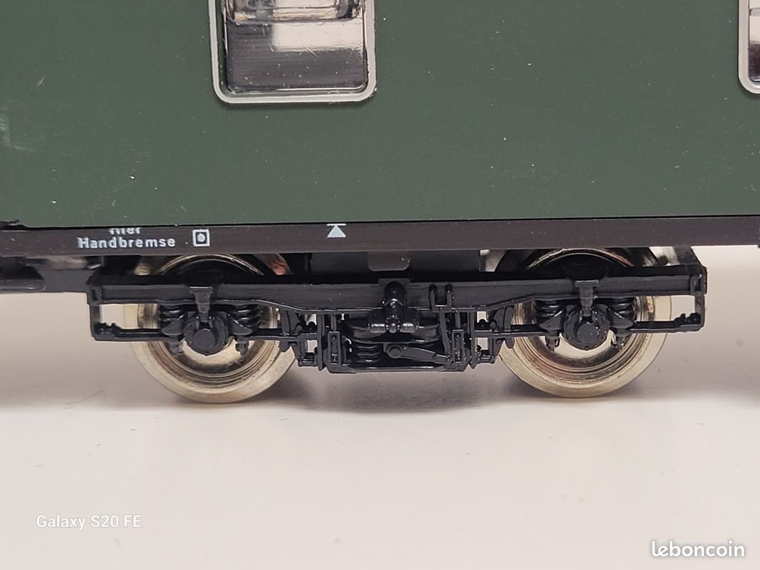 Train wagon N° 5792 Fourgon à bagages de la DB Jouef Ho (image 6)