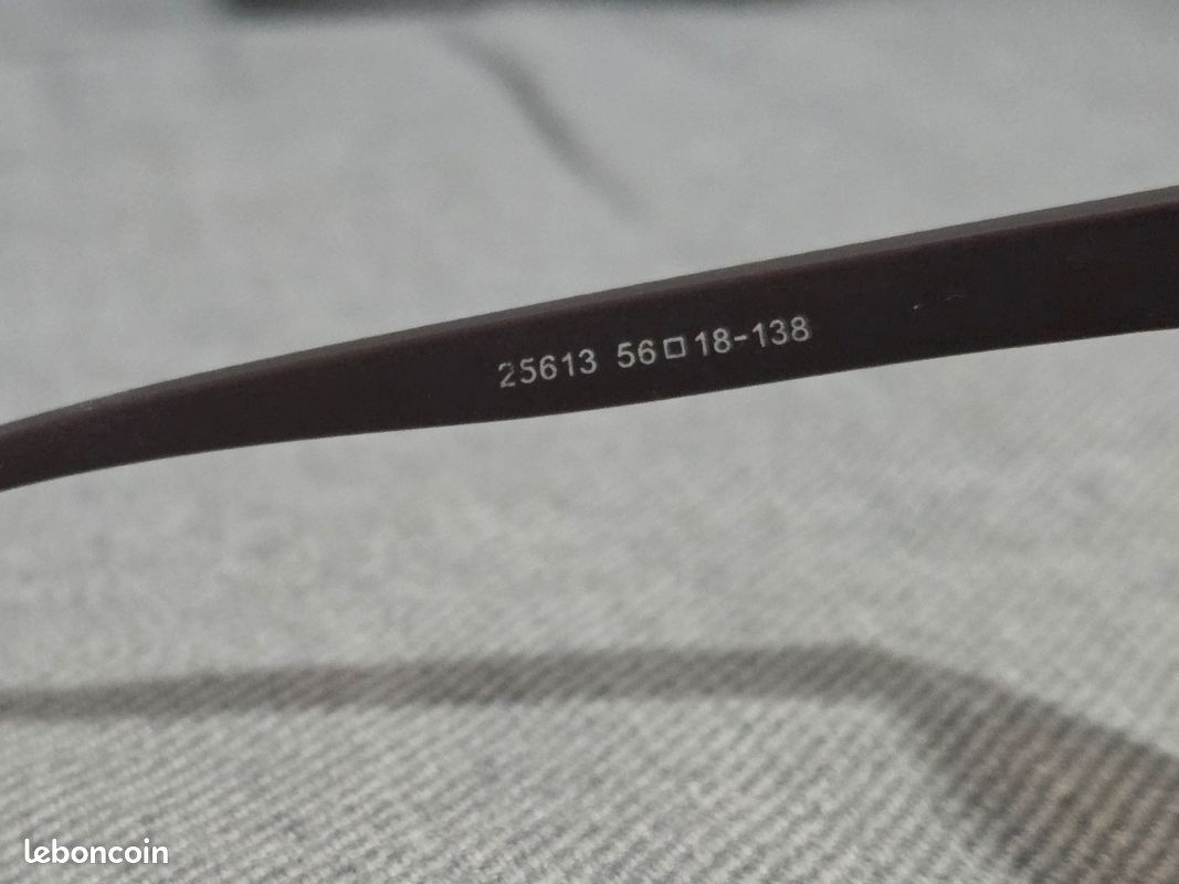 Lunettes de soleil Prada noires, verres marron , 25613 56■18-138 (image 6)