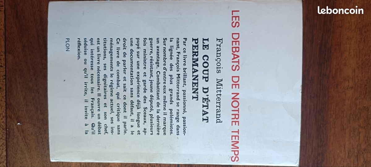 Livres de François Miterrand dédicacés (image 10)