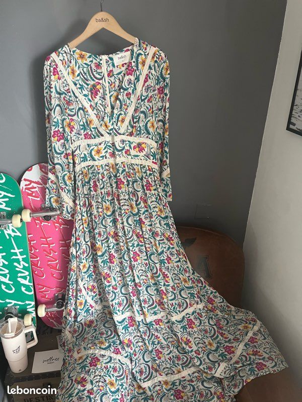 Robe longue Jeren écru Ba&sh taille Vêtements