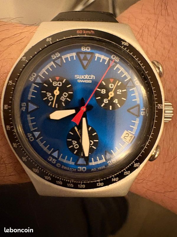 Montre Swatch Irony Chrono Toxin Modèle : YCS4004 - Montres & Bijoux