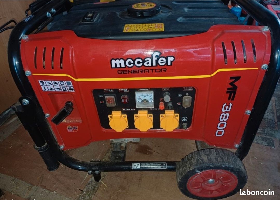 Groupe électrogène Mecafer MF3800 3 500W 230V (image 1)