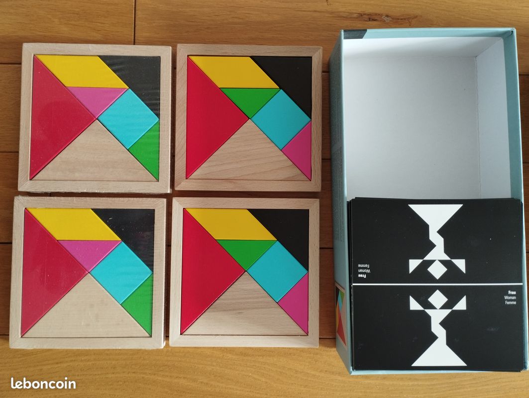 Jeu TANGRAM CHALLENGE - 1 à 4 joueurs - ETAT NEUF (image 3)