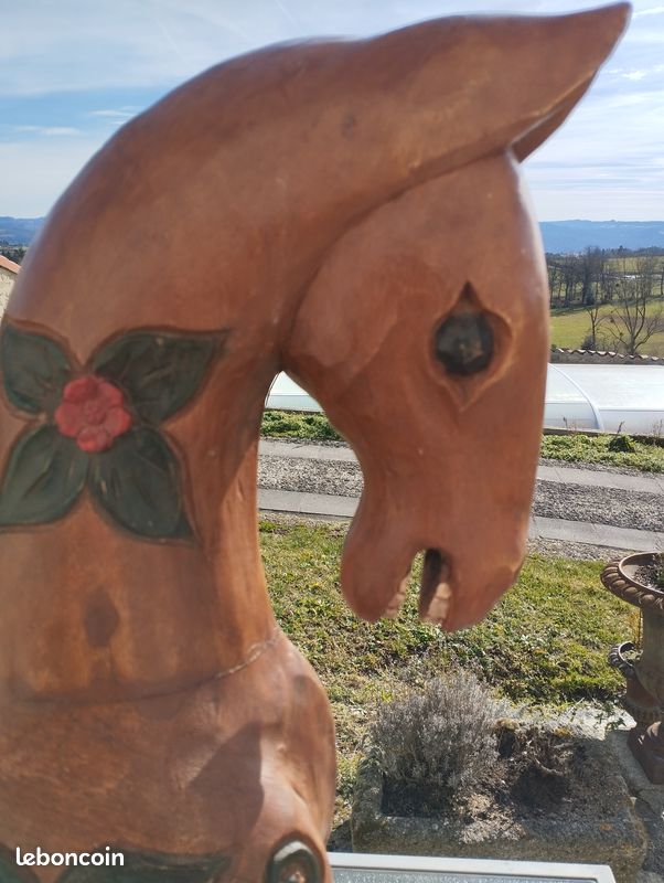 Ancien Cheval De Selle En Fer Forgé - Déco Cheval Rouillé Atelier Jardin