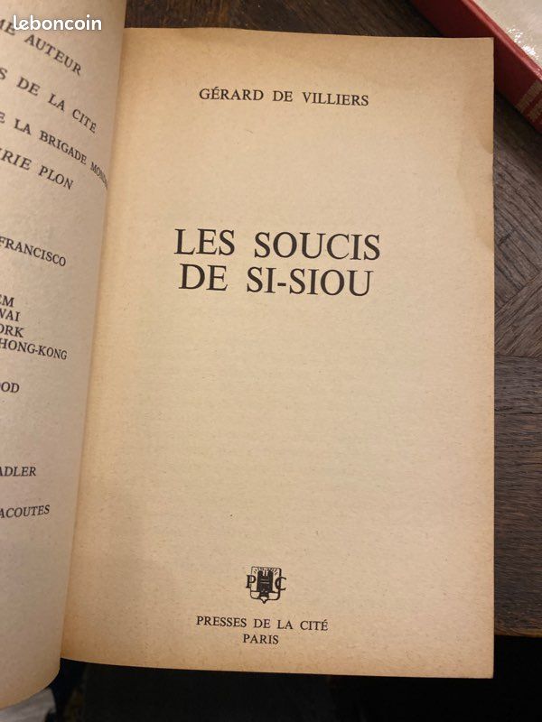 Lot de 4 romans Gerard de Villiers aux presses de la cité (image 7)