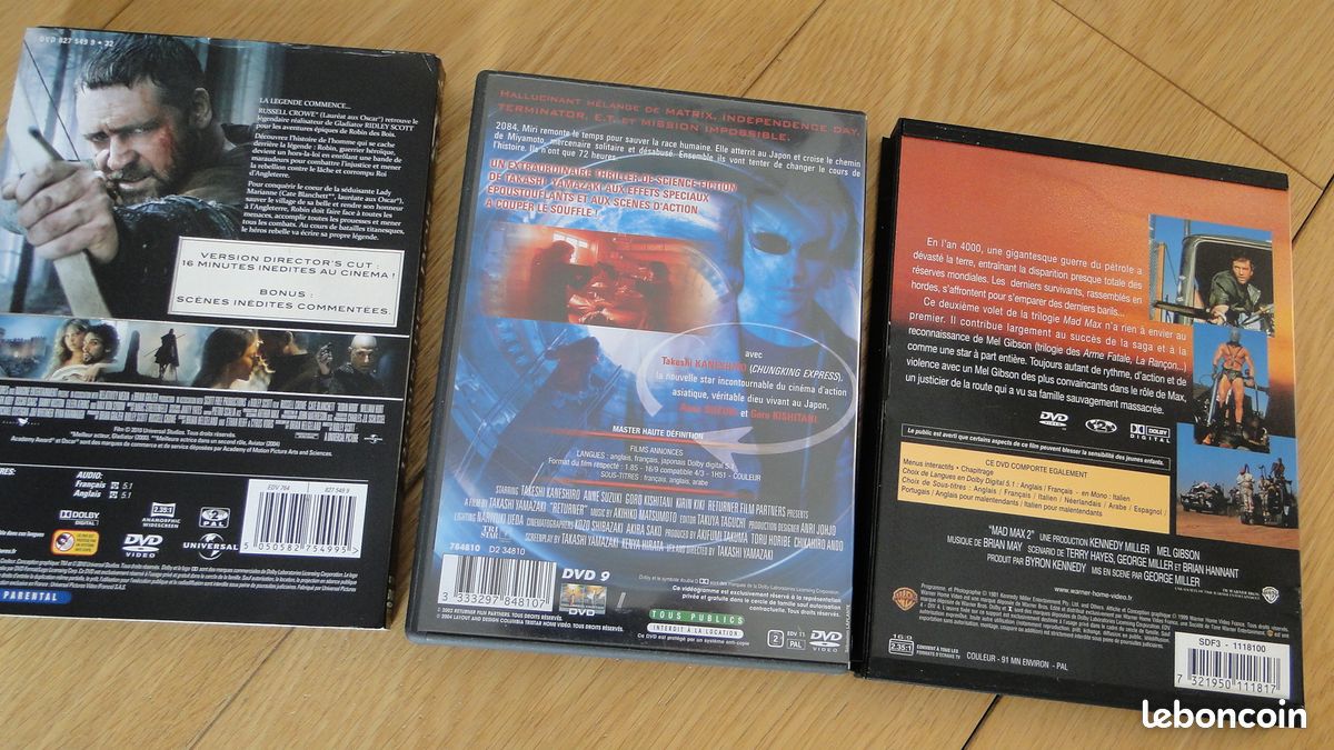 Lot de 3 dvd neuf (image 3)