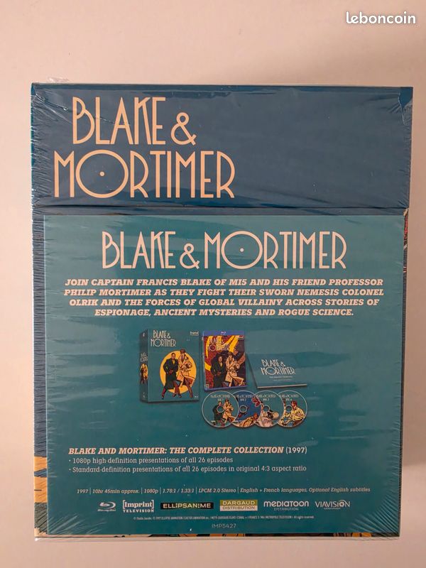 Blake et Mortimer - Coffret Blu-ray remasterisé TL 1500 ex- Jacobs import (image 2)