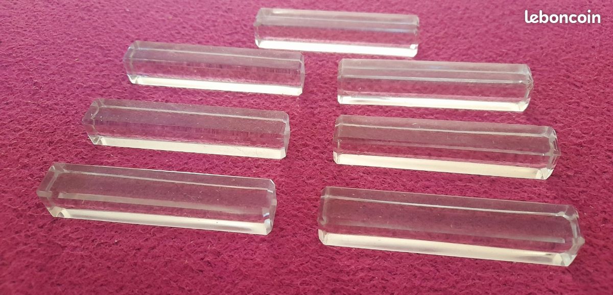 7 porte couteaux cristal - Arts de la table