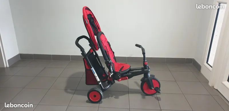 Tricycle - SMARTRIKE - STR7 - Évolutif 7 en 1 - Pliable - Sécurité renforcée - Sport Tricycle - SMARTRIKE - STR7 - Évolutif 7 en 1 - Pliable - Sécurité renforcée - Sport