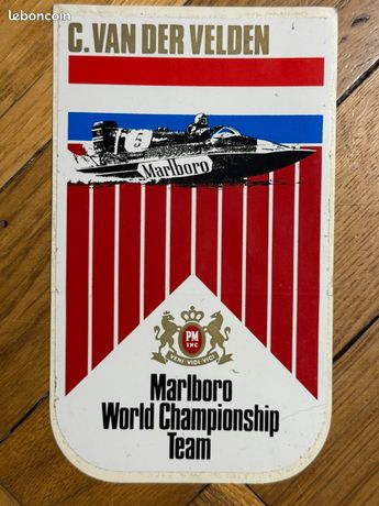 Autocollant Vintage – Marlboro, Tennis, Teachers – Années 80 – Original Italie