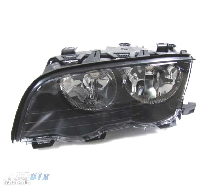 Phares bmw e46 4 portes 98-01fond noir 38gf (image 2)