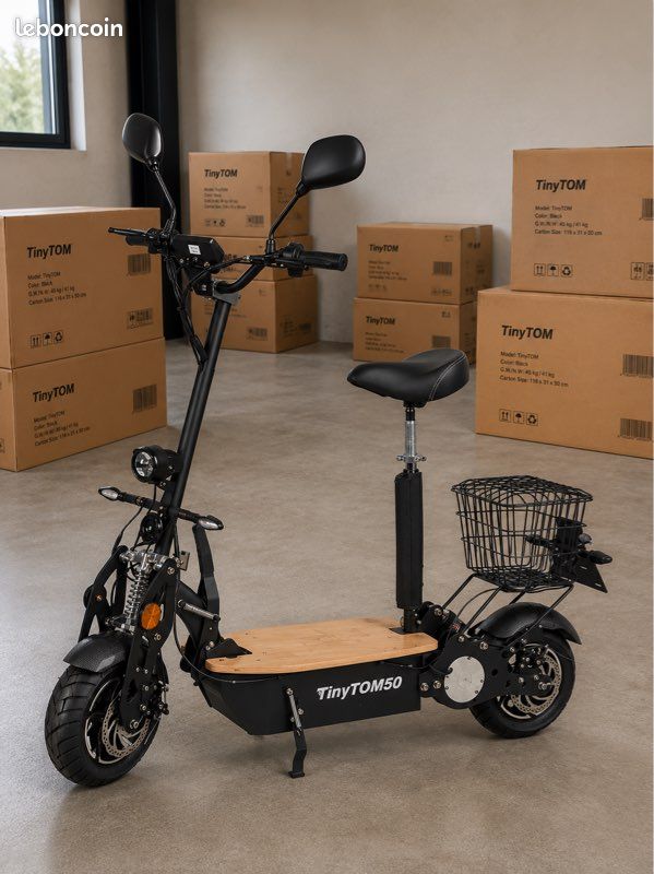 Trotinette Électriques TinyTom 50km/h 2000W 25km Acier (image 1)