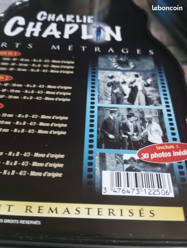 Un coffret Dvd de Charlie Chaplin (image 2)