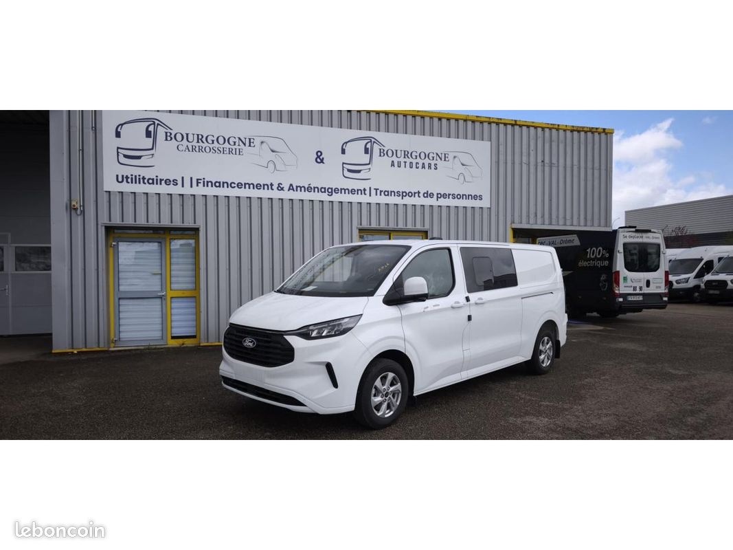 FORD TRANSIT CUSTOM 2.0 EcoBlue - 170 - BVA S&S CABINE APPROFONDIE (image 1)