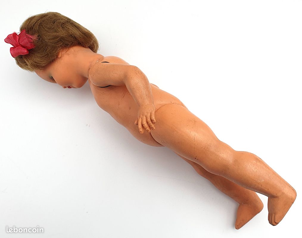 Poupée Ancienne GEGE 60 Cm - Marche Et Parle - Plastique Dur - France