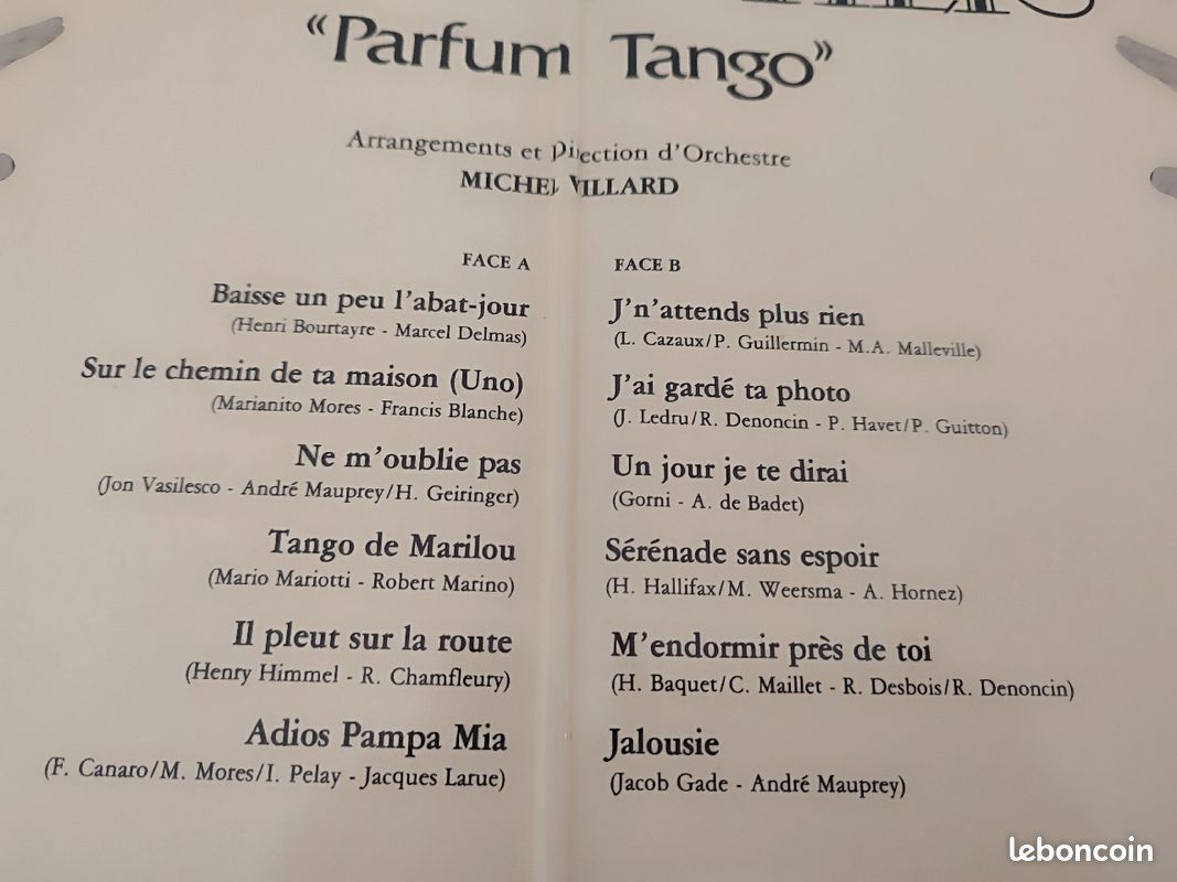 Disque Vinyl vintage - Jack Lantier "Parfum Tango" (image 6)