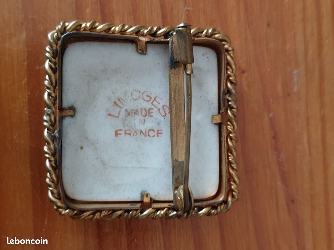 Ravissante Broche Années 1940s En Celluloïd, Barrette De Fleurs