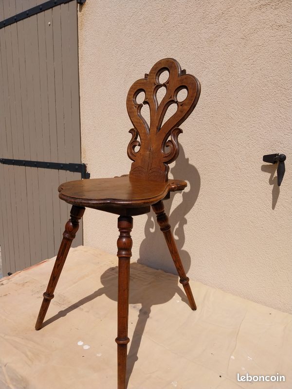 Chaise ancienne alsacienne (image 1)