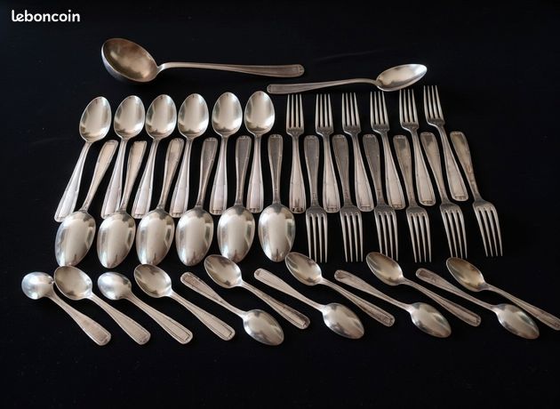 Ménagère Alfenide/Christofle 36 Pièces – Métal Argenté, Fabrication Française 1920-1949