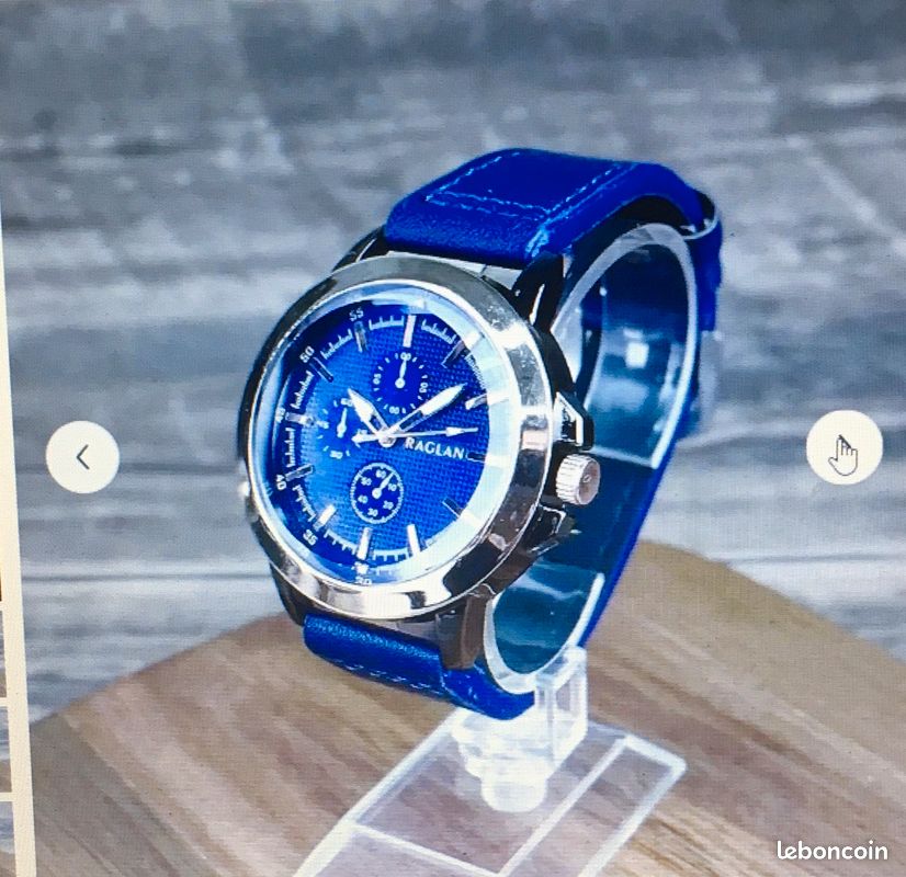 Montre ronde surdimensionnée et élégante pour homme (image 1)