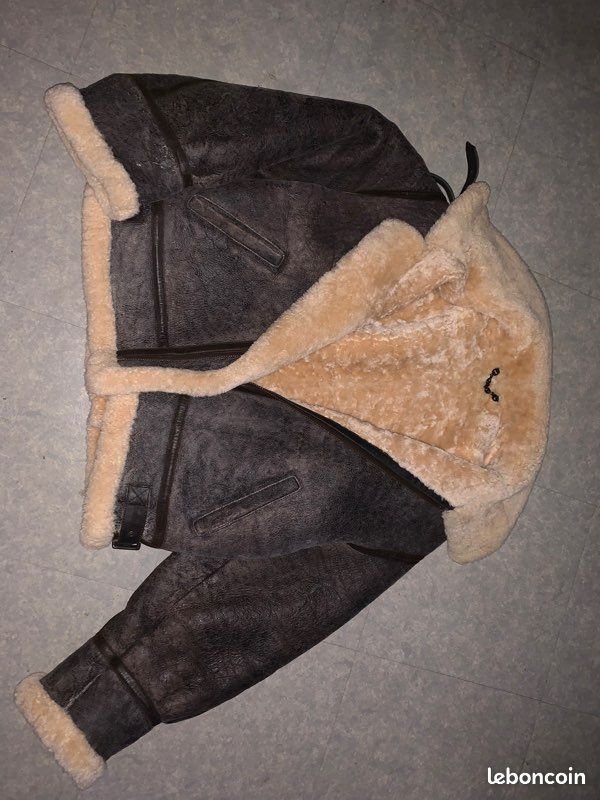 BLOUSON Aviateur CUIR Vieilli (image 2)