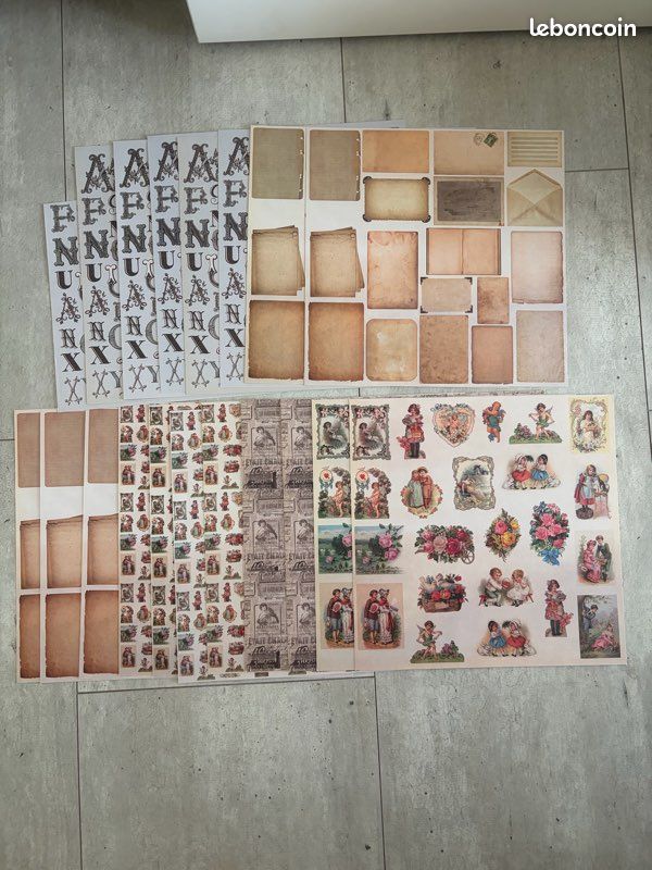 Lot de feuilles pour scrapbooking lot n 3 (image 1)