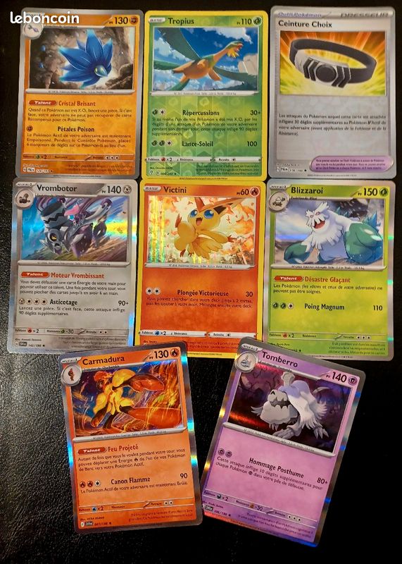 Lot de cartes pokemon (image 1)