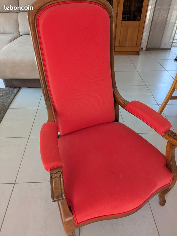 Fauteuil bergère Louis Philippe (image 2)
