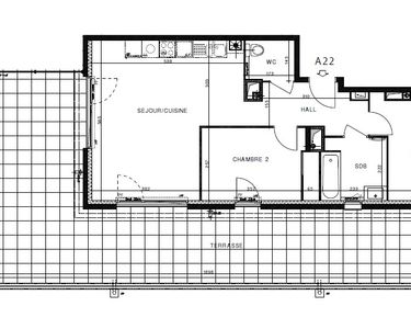 Appartement 395 000 € - 64 m²