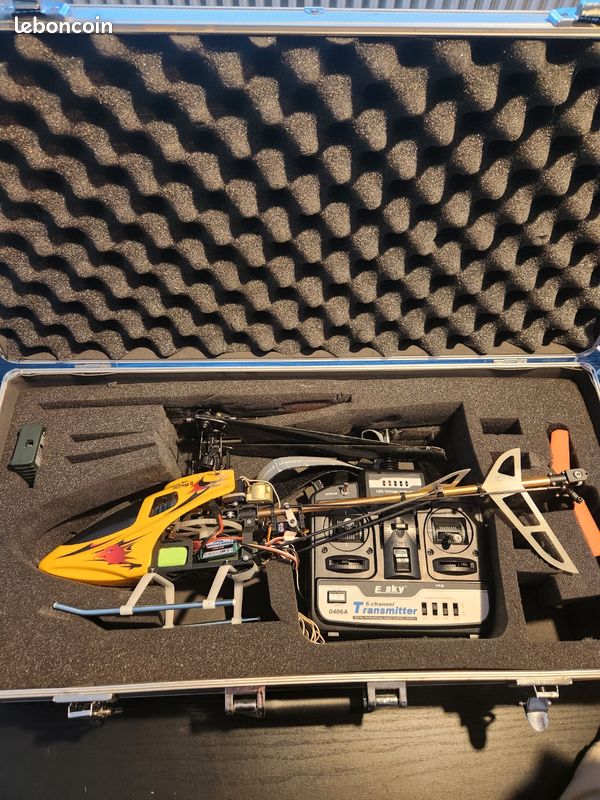 Helicoptère RC Honey bee king mallette Modélisme