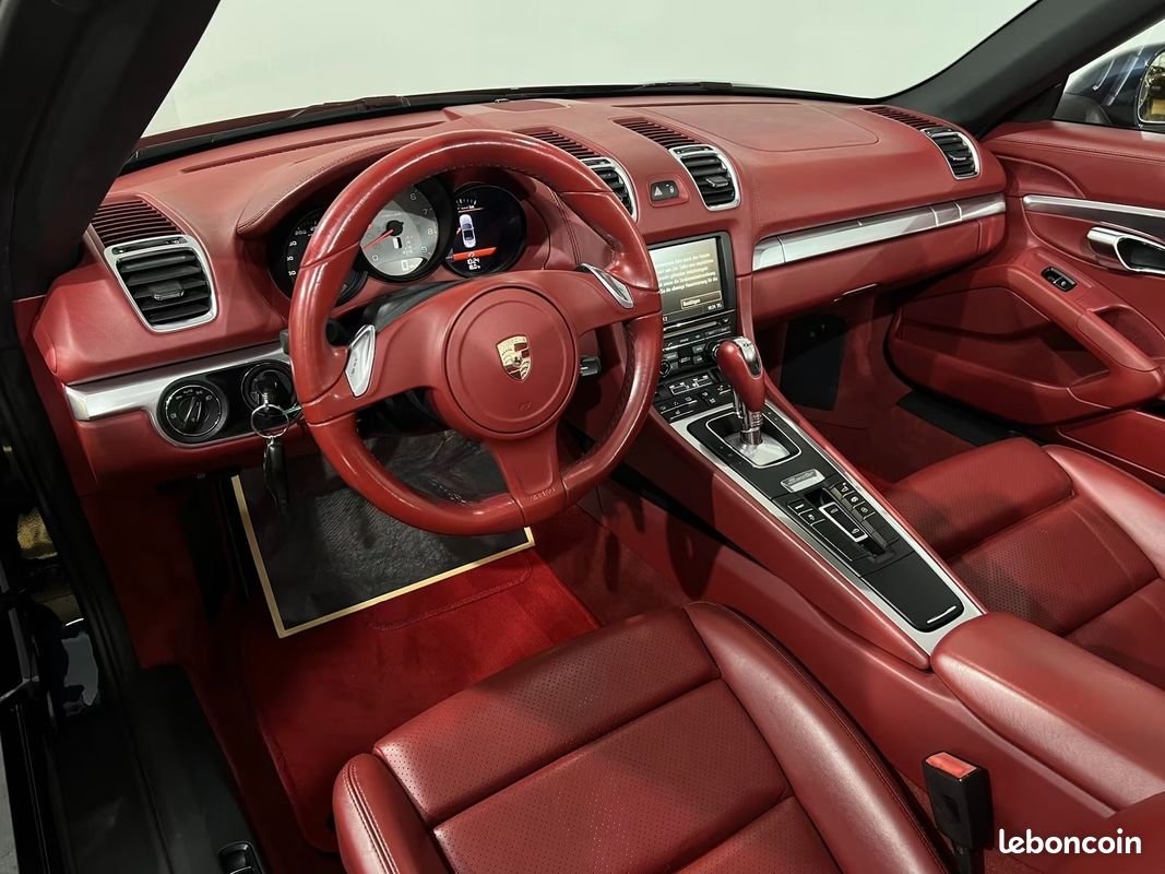 Porsche Boxster S 981 3.4 315 ch PDK + PSE + Bleu Dunkel + Carrera S 20 (image 9)