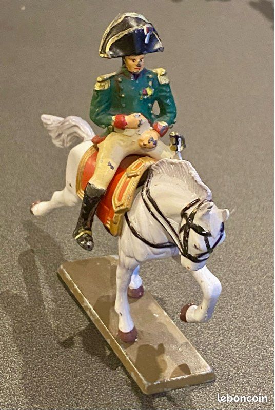 Soldat Suisse Starlux - Officier à Cheval - Armée Étrangère - 1/32 (60mm) - Rare