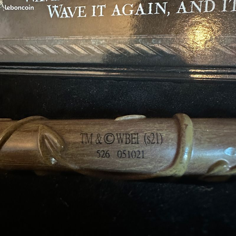 BAGUETTE HARRY POTTER Noble Collection S04 - Résine Occasion Cinéma