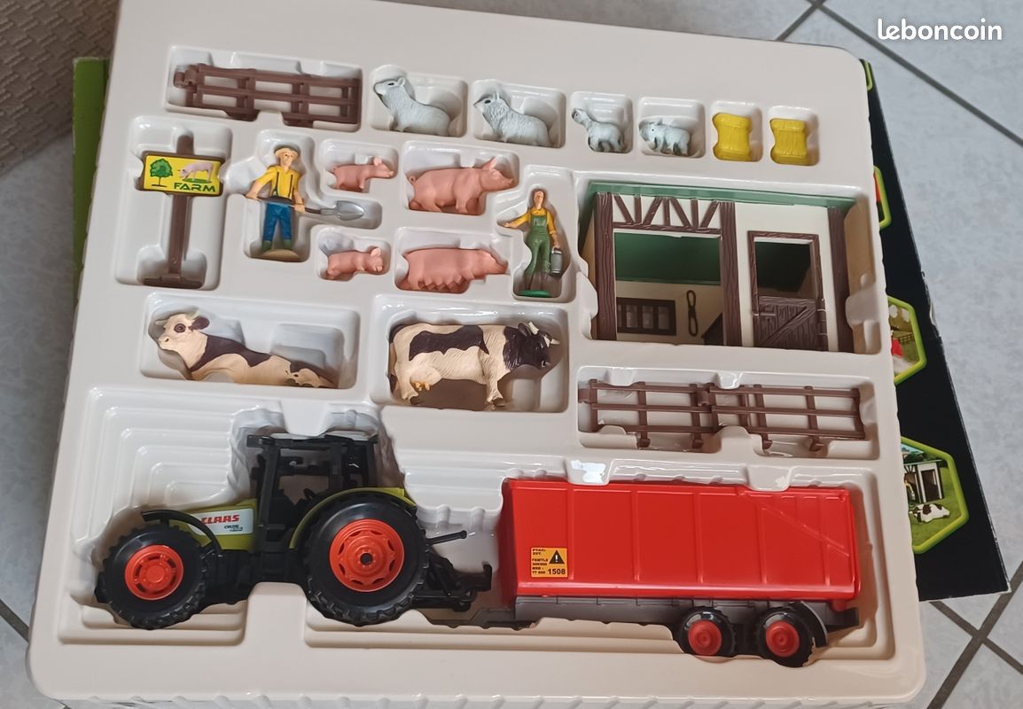 Tracteur Enfant Coffret Ferme La Laiterie STARLUX – Avec Tracteur Claas