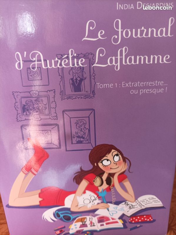 Livre ado Aurélie la flamme (image 1)
