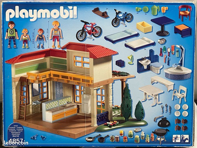 Pièce Playmobil : Partie De Toit Rouge Réf. 30211012 Pour La Maison De Campagne - Occasion