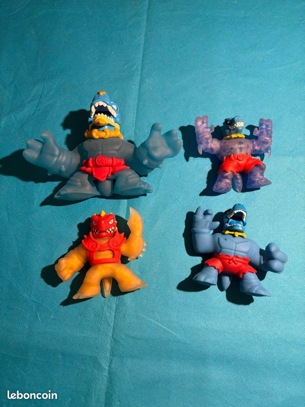 🦸♂️ Figurines Goo Jit Zu – Lot de 4 – Figurines souples et extensibles (image 2)