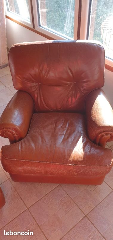 2 fauteuils cuir (image 5)
