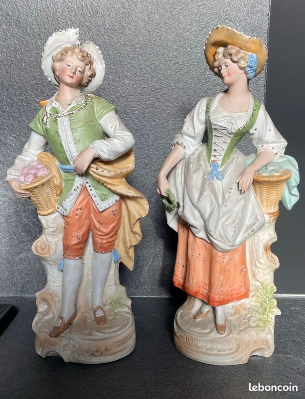 Figurine Porcelaine Couple Fusion Mopec Y501 | Décoration Mariage | Souvenir Romantique