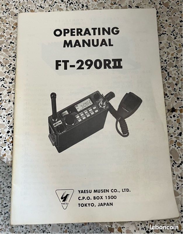 Dépliant YAESU FT-209R / FR-690R / FT-790R – Radio émetteur-récepteur – Notice – KP109